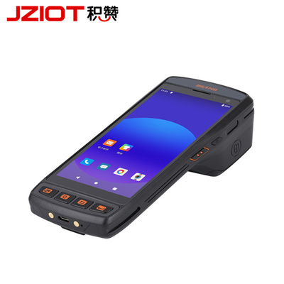 JZIOT SDK مجهز بالليزر المحمول اللاسلكي 1D 2D اليدوي Android NFC Barcode PDA Scanner مع الطابعة