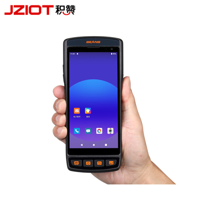 الكمبيوتر المحمول Android 11 Pda Industrial Scanner مع الطابعة NFC