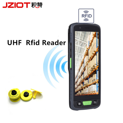 5جهاز محطة محمولة يدوية بـ.5 بوصة مع أندرويد 9.0 RFID NFC 13.56MHZ محطة متعددة الوسائط